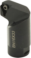 Parlec - TCMT 11 Insert Style, Replaceable Boring Bar Head - 0.6299" Shank Diam, Through Coolant - Exact Tooling