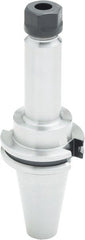 Parlec - 0.5mm to 10mm Capacity, 4" Projection, CAT40 Taper Shank, ER16 Collet Chuck - 6.69" OAL - Exact Tooling