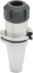 Parlec - 1mm to 13mm Capacity, 8.22" Projection, CAT40 Taper Shank, ER20 Collet Chuck - 10.91" OAL - Exact Tooling