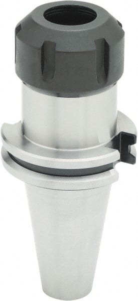 Parlec - 1mm to 16mm Capacity, 6" Projection, CAT40 Taper Shank, ER25 Collet Chuck - 8.69" OAL - Exact Tooling