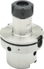 Parlec - 3mm to 30mm Capacity, 6.3" Projection, HSK100A Hollow Taper, ER40 Collet Chuck - 0.0002" TIR, Through-Spindle - Exact Tooling