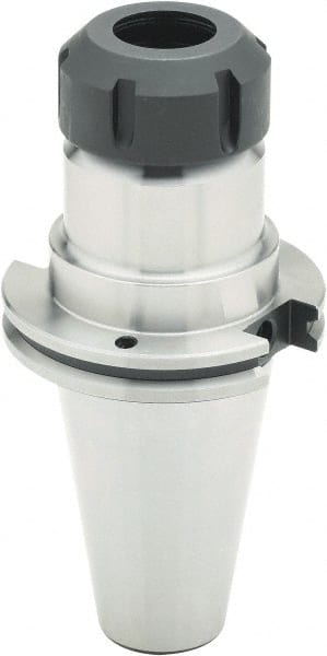 Parlec - 3mm to 30mm Capacity, 4.22" Projection, CAT50 Taper Shank, ER40 Collet Chuck - 8.22" OAL - Exact Tooling