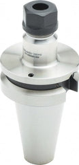 Parlec - 0.5mm to 7mm Capacity, 4" Projection, BT40 Taper Shank, ER11 Collet Chuck - 6.58" OAL - Exact Tooling