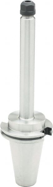 Parlec - 0.5mm to 10mm Capacity, 10.22" Projection, CAT50 Taper Shank, ER16 Collet Chuck - 14.22" OAL - Exact Tooling