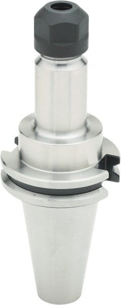 Parlec - 0.5mm to 10mm Capacity, 3.22" Projection, CAT40 Taper Shank, ER16 Collet Chuck - 5.91" OAL - Exact Tooling