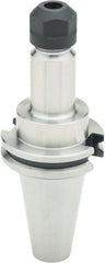 Parlec - 0.5mm to 10mm Capacity, 8.22" Projection, CAT40 Taper Shank, ER16 Collet Chuck - 10.91" OAL - Exact Tooling