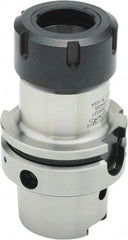Parlec - 1mm to 16mm Capacity, 83mm Projection, HSK63A Hollow Taper, ER25 Collet Chuck - 0.0002" TIR, Through-Spindle - Exact Tooling