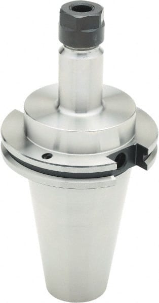 Parlec - 0.5mm to 10mm Capacity, 6.12" Projection, CAT50 Taper Shank, ER16 Collet Chuck - 10.12" OAL - Exact Tooling