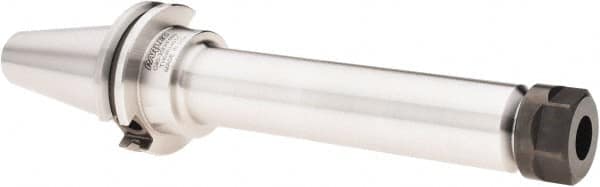 Parlec - 1mm to 13mm Capacity, 8" Projection, CAT40 Taper Shank, ER20 Collet Chuck - 10.69" OAL - Exact Tooling