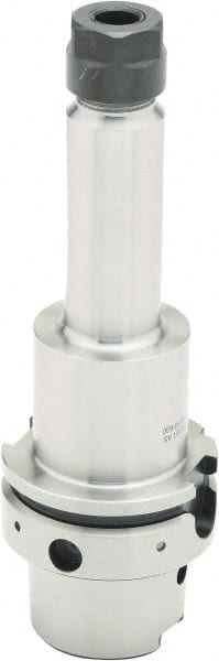 Parlec - 0.5mm to 10mm Capacity, 6.42" Projection, HSK63A Hollow Taper, ER16 Collet Chuck - 0.0002" TIR, Through-Spindle - Exact Tooling