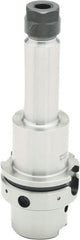 Parlec - 0.5mm to 10mm Capacity, 6.3" Projection, HSK63A Hollow Taper, ER16 Collet Chuck - 0.0002" TIR, Through-Spindle - Exact Tooling