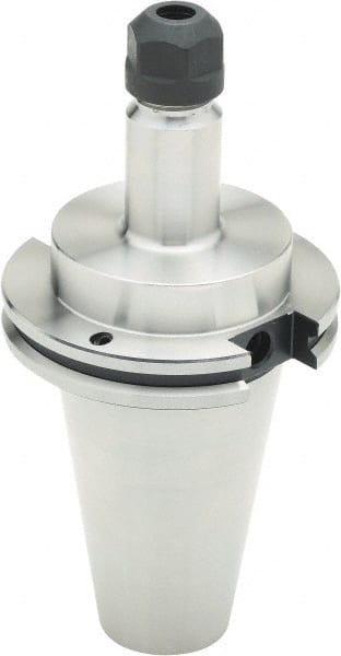 Parlec - 0.5mm to 10mm Capacity, 4.22" Projection, CAT50 Taper Shank, ER16 Collet Chuck - 8.22" OAL - Exact Tooling