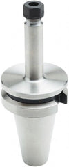 Parlec - 0.5mm to 7mm Capacity, 4" Projection, BT40 Taper Shank, ER11 Collet Chuck - 6.58" OAL - Exact Tooling