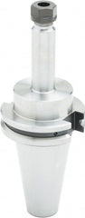 Parlec - 0.5mm to 7mm Capacity, 4" Projection, CAT40 Taper Shank, ER11 Collet Chuck - 6.69" OAL - Exact Tooling