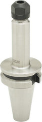 Parlec - 0.5mm to 10mm Capacity, 5.22" Projection, BT40 Taper Shank, ER16 Collet Chuck - 7.8" OAL - Exact Tooling