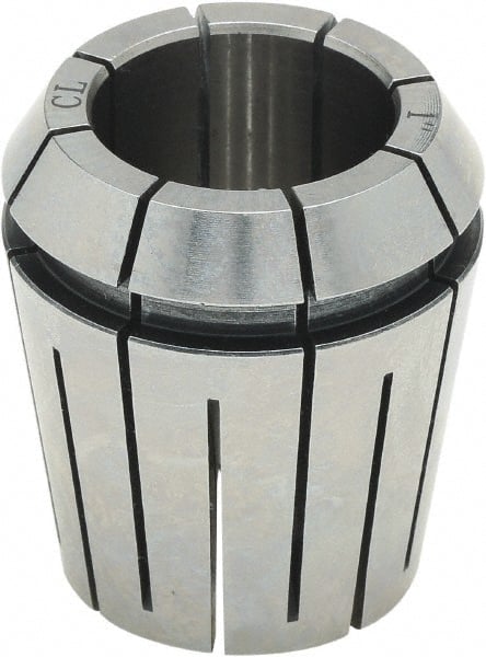 Parlec - 15/32" ER25 Coolant Collet - 0.0002" TIR, 1.338" OAL, 1.023" Overall Diam - Exact Tooling