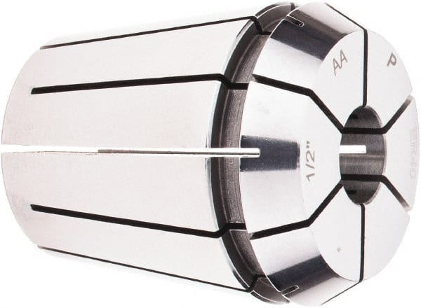 Parlec - 0.451 to 0.5" ER40 Collet - 0.0002" TIR, 1.811" OAL, 1.614" Overall Diam - Exact Tooling