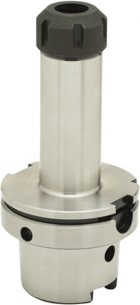 Parlec - 2mm to 20mm Capacity, 6.52" Projection, HSK100A Hollow Taper, ER32 Collet Chuck - 0.0002" TIR, Through-Spindle - Exact Tooling