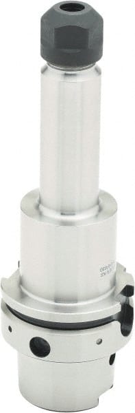 Parlec - 0.5mm to 10mm Capacity, 6.52" Projection, HSK63A Hollow Taper, ER16 Collet Chuck - 0.0002" TIR, Through-Spindle - Exact Tooling