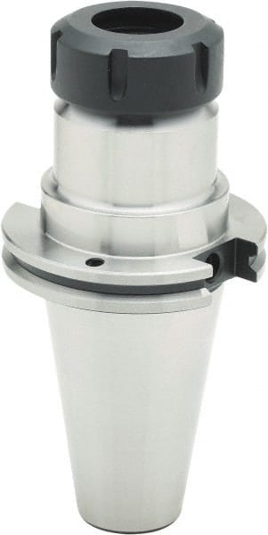 Parlec - 3mm to 30mm Capacity, 4" Projection, CAT50 Taper Shank, ER40 Collet Chuck - 8" OAL - Exact Tooling