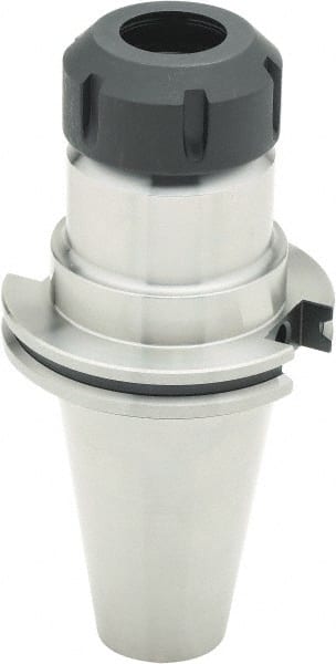 Parlec - 3mm to 30mm Capacity, 4.22" Projection, CAT50 Taper Shank, ER40 Collet Chuck - 8.22" OAL - Exact Tooling