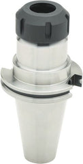 Parlec - 3mm to 30mm Capacity, 4.22" Projection, CAT50 Taper Shank, ER40 Collet Chuck - 8.22" OAL - Exact Tooling