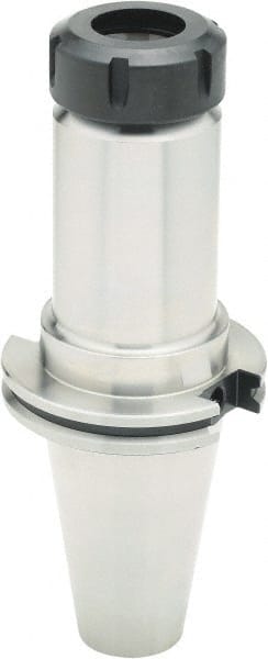 Parlec - 3mm to 30mm Capacity, 6" Projection, CAT50 Taper Shank, ER40 Collet Chuck - 10" OAL - Exact Tooling
