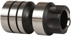 Parlec - 0.381" Tap Shank Diam, 0.286" Tap Square Size, 3/8" Tap, - 0.7" Projection, 1-1/4" Shank OD, Through Coolant, Series Numertap 770 - Exact Tooling