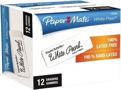 Paper Mate - Rectangle Rubber Eraser - White - Exact Tooling