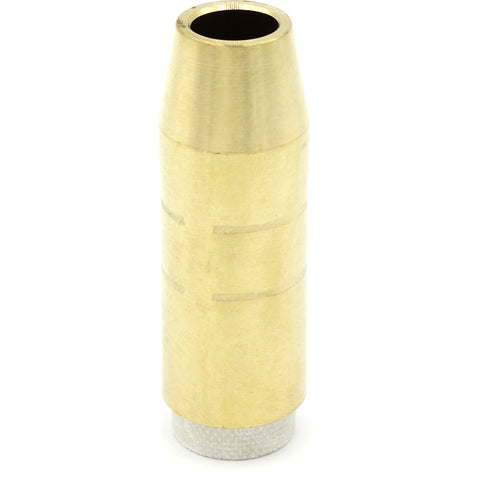 Mig Nozzle Tapered 1/2″ Brass PK 2 - Exact Tooling