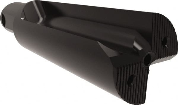 Allied Machine and Engineering - 140mm Max Drill Depth, 2.2xD, 2.2" Diam, Indexable Insert Drill - 4 Inserts, 40mm Shank Diam, Straight Shank - Exact Tooling