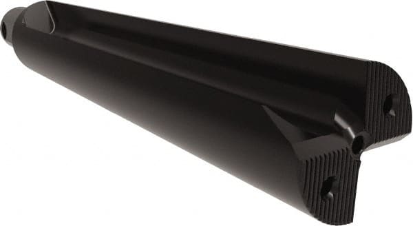 Allied Machine and Engineering - 298mm Max Drill Depth, 4.5xD, 2.4" Diam, Indexable Insert Drill - 4 Inserts, 40mm Shank Diam, Straight Shank - Exact Tooling