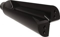 Allied Machine and Engineering - 216mm Max Drill Depth, 2.5xD, 3.2" Diam, Indexable Insert Drill - 6 Inserts, 50mm Shank Diam, Straight Shank - Exact Tooling