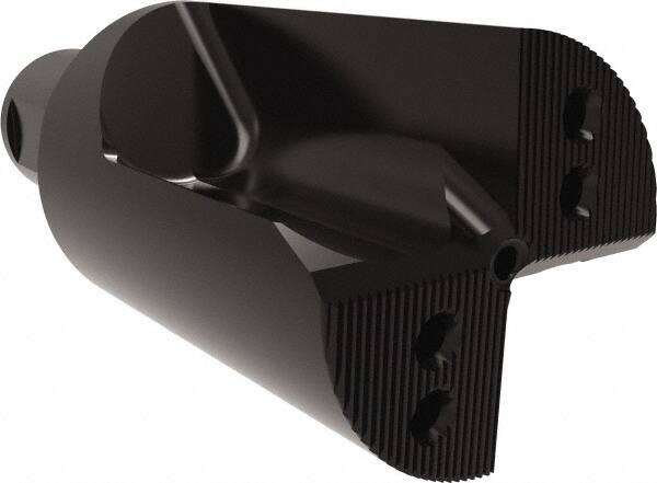 Allied Machine and Engineering - 102mm Max Drill Depth, 1xD, 3.6" Diam, Indexable Insert Drill - 8 Inserts, 50mm Shank Diam, Straight Shank - Exact Tooling