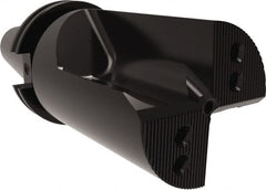 Allied Machine and Engineering - 4" Max Drill Depth, 1xD, 3.6" Diam, Indexable Insert Drill - 4 Inserts, CAT50 Taper Shank - Exact Tooling