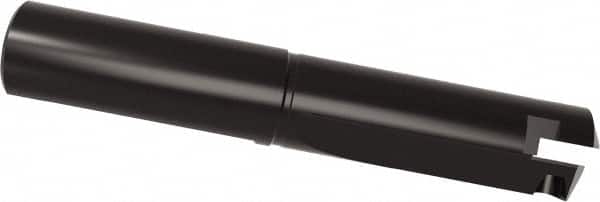 Allied Machine and Engineering - Series F, 3 to 3-7/8" Diam, 2" Diam Straight Shank, Straight Flute Spade Drill - 5-1/2" Max Depth, 6-3/4" Body Length, 9-1/2" OAL, Short Length, Through Coolant - Exact Tooling