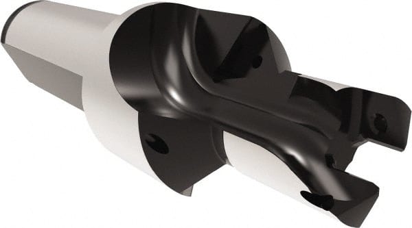 Allied Machine and Engineering - 14 to 14.99mm Diam, Straight Shank, 19.05mm Body Shank Diam, Combo Chamfer and Countersink Drill - TCMT 110204 Insert, 96.04mm OAL - Exact Tooling