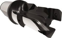 Allied Machine and Engineering - 26 to 28.99mm Diam, Straight Shank, 31.75mm Body Shank Diam, Combo Chamfer and Countersink Drill - TCMT 110204 Insert, 130.97mm OAL - Exact Tooling