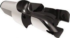 Allied Machine and Engineering - 17 to 17.99mm Diam, Straight Shank, 19.05mm Body Shank Diam, Combo Chamfer and Countersink Drill - TCMT 110204 Insert, 102mm OAL - Exact Tooling