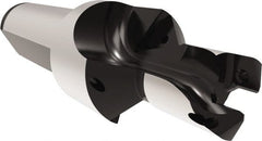 Allied Machine and Engineering - 13 to 13.99mm Diam, Straight Shank, 19.05mm Body Shank Diam, Combo Chamfer and Countersink Drill - TCMT 110204 Insert, 94.46mm OAL - Exact Tooling