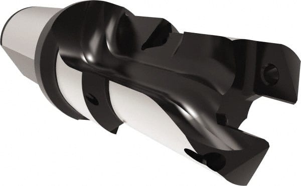 Allied Machine and Engineering - 32 to 35mm Diam, Straight Shank, 38.1mm Body Shank Diam, Combo Chamfer and Countersink Drill - TCMT 16T304 Insert, 133.35mm OAL - Exact Tooling