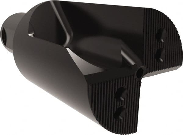 Allied Machine and Engineering - 95mm Max Drill Depth, 1xD, 3.4" Diam, Indexable Insert Drill - 8 Inserts, 50mm Shank Diam, Straight Shank - Exact Tooling