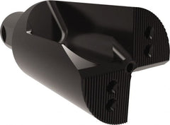 Allied Machine and Engineering - 95mm Max Drill Depth, 1xD, 3.4" Diam, Indexable Insert Drill - 8 Inserts, 50mm Shank Diam, Straight Shank - Exact Tooling