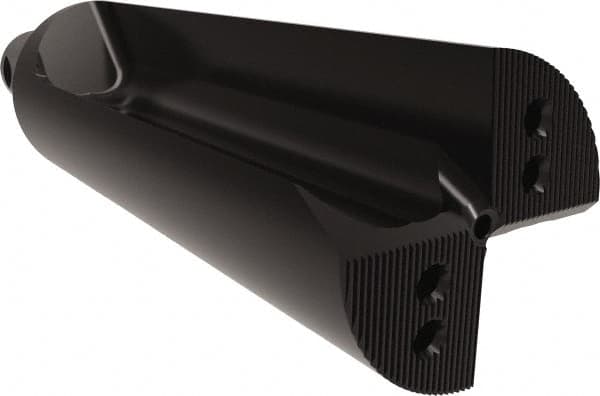 Allied Machine and Engineering - 254mm Max Drill Depth, 2.5xD, 3.8" Diam, Indexable Insert Drill - 8 Inserts, 50mm Shank Diam, Straight Shank - Exact Tooling