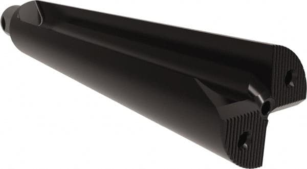 Allied Machine and Engineering - 280mm Max Drill Depth, 4.5xD, 2.2" Diam, Indexable Insert Drill - 4 Inserts, 40mm Shank Diam, Straight Shank - Exact Tooling