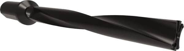 Allied Machine and Engineering - Series APX 38, 8xD, 50mm Shank Diam, Drill Body - 416.3mm Drill Body Length to Flange, W3808H Toolholder, 496.3mm OAL, 416.3mm Drill Body Length, Weldon Flat Shank, Through Coolant - Exact Tooling