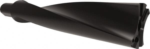 Allied Machine and Engineering - Series APX 76, 5xD, 50mm Shank Diam, Drill Body - 458.2mm Drill Body Length to Flange, W7605H Toolholder, 538.2mm OAL, 458.2mm Drill Body Length, Weldon Flat Shank, Through Coolant - Exact Tooling