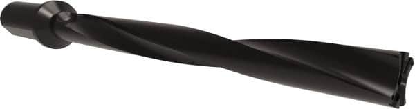 Allied Machine and Engineering - Series APX 38, 10xD, 2" Shank Diam, Drill Body - 19.8438" Drill Body Length to Flange, W3810H Toolholder, 24.9219" OAL, 19.8438" Drill Body Length, Weldon Flat Shank, Through Coolant - Exact Tooling