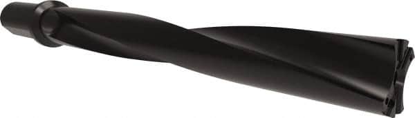 Allied Machine and Engineering - Series APX 51, 8xD, 2" Shank Diam, Drill Body - 20.0938" Drill Body Length to Flange, W5108H Toolholder, 24.5938" OAL, 20.0938" Drill Body Length, Weldon Flat Shank, Through Coolant - Exact Tooling