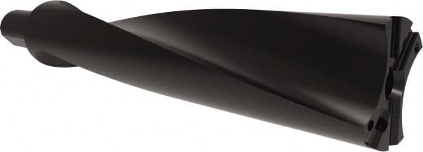 Allied Machine and Engineering - Series APX 83, 5xD, 2" Shank Diam, Drill Body - 19-5/16" Drill Body Length to Flange, W8305H Toolholder, 23-13/16" OAL, 19.3125" Drill Body Length, Weldon Flat Shank, Through Coolant - Exact Tooling